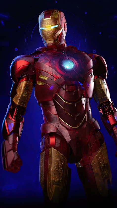 4k Iron Man Holographic In 1080x1920 Resolution Marvel Man Marvel