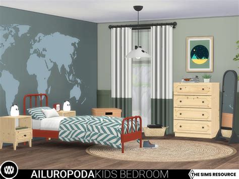 Ailuropoda Kids Bedroom By Wondymoon Liquid Sims