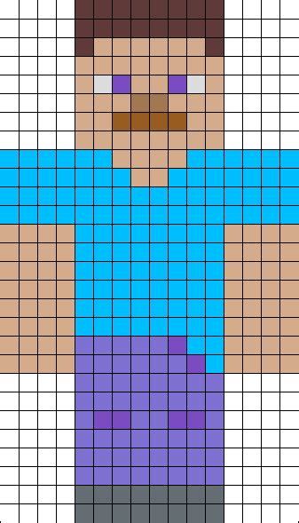 Dream Skin Minecraft Pixel Art Grid I Built A Megumin Pixel Art In