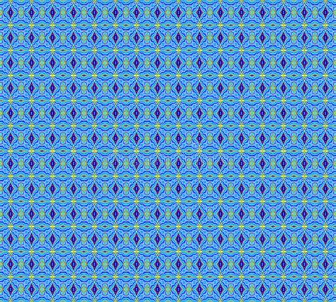 Seamless Diamond Pattern Blue Purple Yellow Stock Illustration