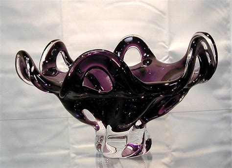 Amethyst Color Glass Bowl Purple Bowls Classic Jewelry Pieces Purple Time