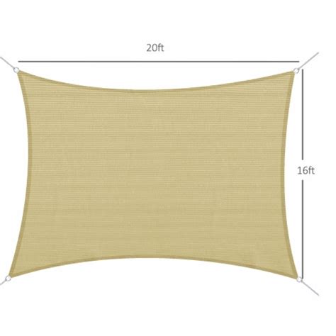 Sun Shade Sail Triangle Rectangle Square Outdoor Patio Canopy Uv Top