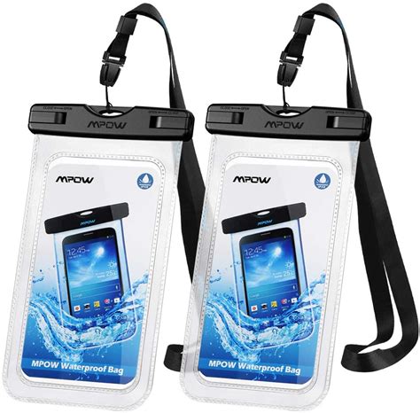 Mpow 097 Universal Waterproof Case Ipx8 Waterproof Phone Pouch Dry Bag