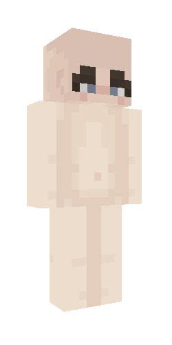 An Image Of A Minecraft Character With Eyes