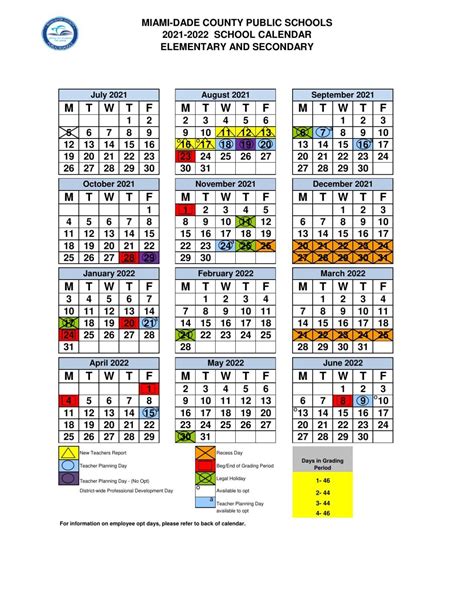 Miami Dade County Public Schools 2021 22 Calendar Announced Miami Fl