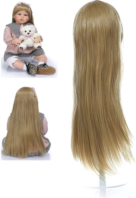 Reborn Wigs Blond Wig For Reborn Toddler Dolls Vertical