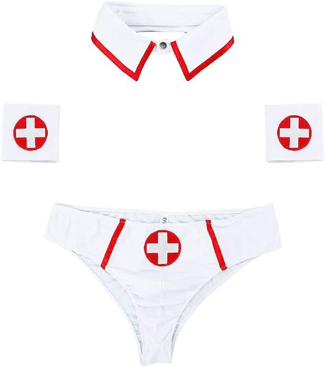 Buy Dpois Mens Naughty Doctor Nurse Role Play Cosplay Uniform Sexy Briefs Teddy Outfits Online
