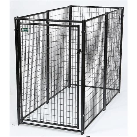 American Kennel Club 6 Ft X 4 Ft X 8 Ft Black Powder Coated Kennel