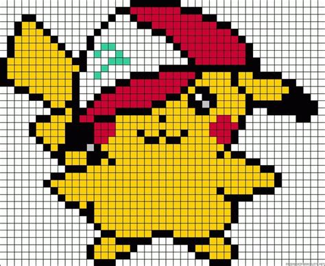 Atelier libre pixel art fiches de preparations cycle1. Résultat de recherche d'images pour "pixel art pokemon pikachu" | Pixel art à imprimer, Perle a ...