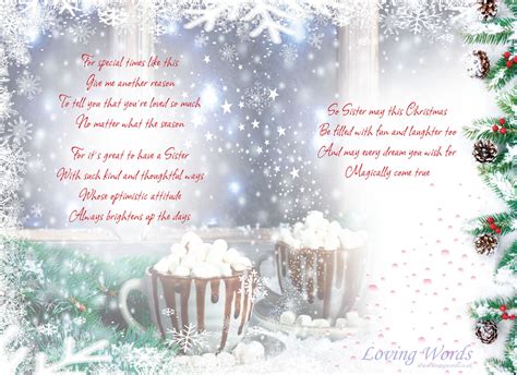 Check spelling or type a new query. Special Sister at Christmas | Greeting Cards by Loving Words