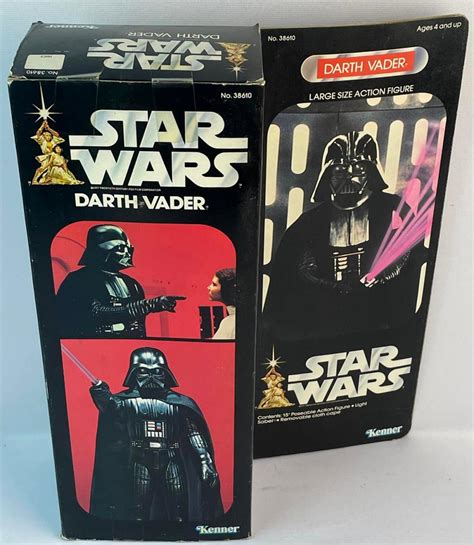 Lot Vintage 1977 Kenner Star Wars Large Size Darth Vader Action