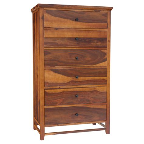 Delta children universal 6 drawer dresser solid wood. Mission Modern Solid Wood 6 Drawer Bedroom Tall Dresser