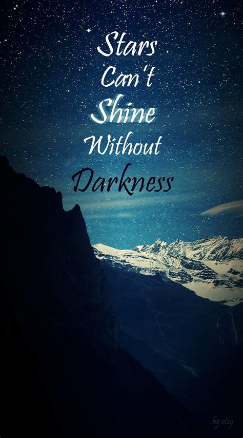 stars can t shine without darkness signage hd wallpaper wallpaper flare