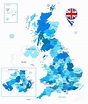 Mapa da Reino Unido para imprimir | Descargar GRATIS