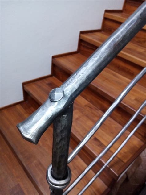 Iron Work Hand Forged Custom Railing For Luxury Home In Northern