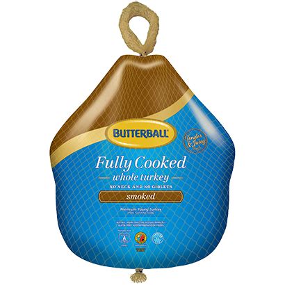 Frozen Fully Cooked Smoked Turkey Butterball