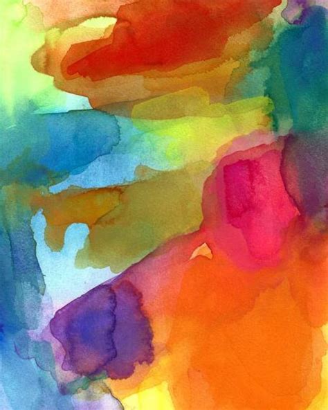 Art Print Abstract Watercolor 16 X 20 Our Story Etsy