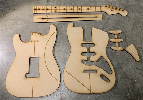 Guitar Building Templates 50s Strat Routingluthier Template Reverb