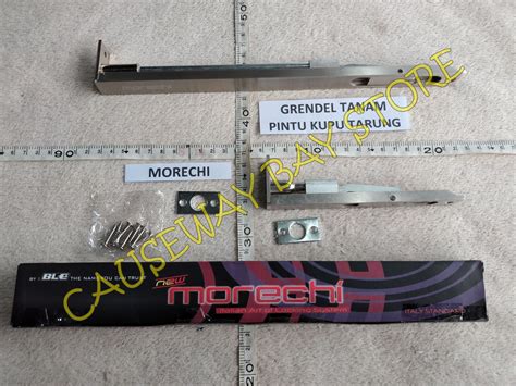 GRENDEL TANAM PINTU KUPU TARUNG MORECHI 6'' +12'' | Lazada Indonesia