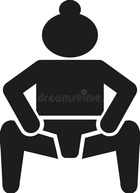 Sumo Wrestling Icon Stock Vector Illustration Of Isolated 106172337