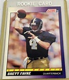 Lot - 19891 Score #611 Brett Favre Rookie Card