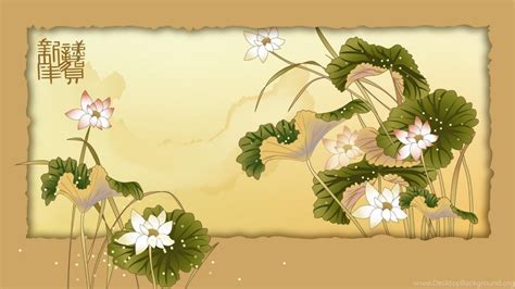 Wallpapers Flower Paint Chinese Painting Flowers For Pc