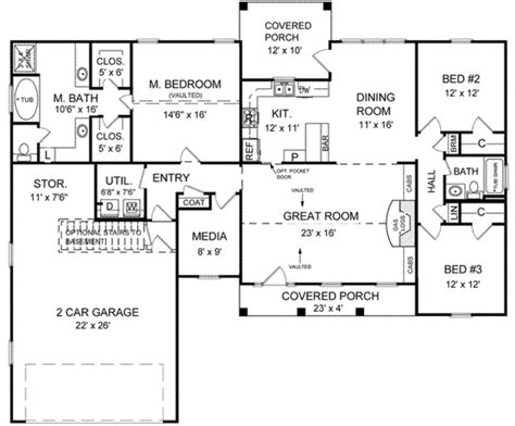 Traditional Style House Plan Beds Baths Jhmrad