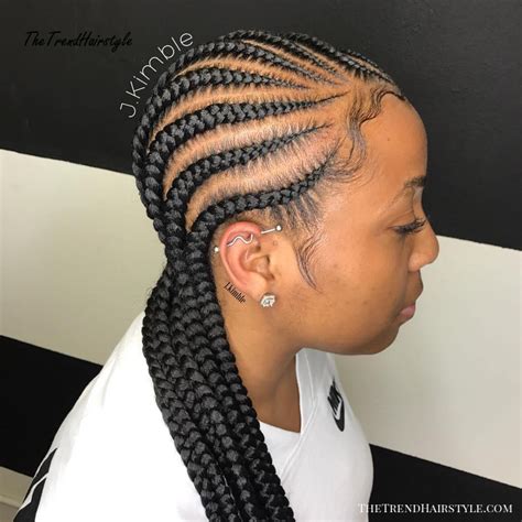 1 Feed In Braids With Cuff Beads 20 Super Hot Cornrow