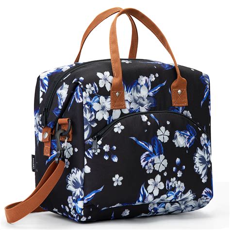 Fashionwu Lunch Bags Lunch Box Fashion Floral Lunch Tote With