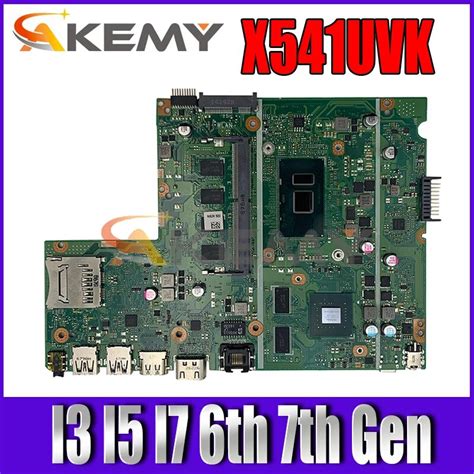 X541uvk Original Mainboard V2g Gt940m Gpu I3 I5 I7 6th Gen 7th Gen 8gb
