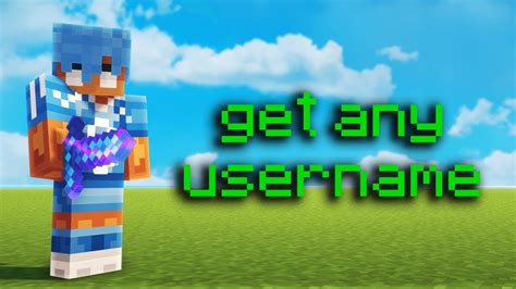 How To Get ANY Username In Minecraft YouTube