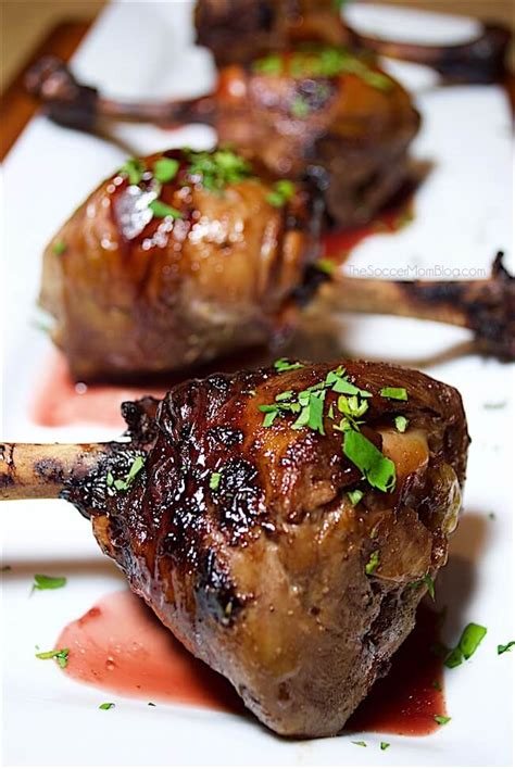 See more ideas about pellet grill recipes, recipes, pellet grill. Chicken Lollipops with Pomegranate Glaze - The Soccer Mom Blog