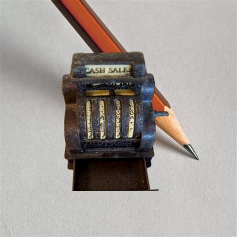 Vintage Pencil Sharpener Miniature Cash Register Etsy Pencil