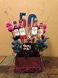 50Th Birthday Gift - 50th Birthday gift basket (With images) | 50 ...