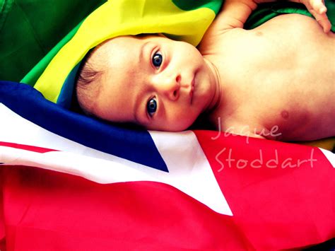 Brazil New Zealand Flag Baby Photo By Jackie Stoddart New Zealand
