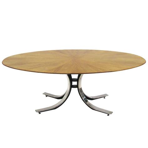 Midcentury Thonet Round Bentwood Dining Or Conference Table 1960s For