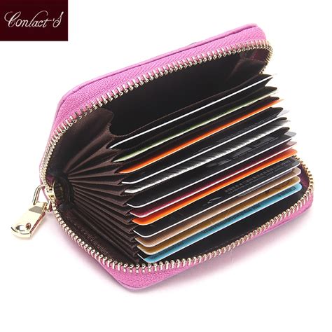 Maybe you would like to learn more about one of these? New Fashion Genuine Cow Leather Women Small Wallets Credit Card Wallet ID Holder Organizer ...