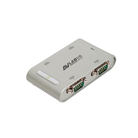 Avlab 4 Port Usb To Serial Adapter Hub Usb 20 Quad Port Db9 Rs 232