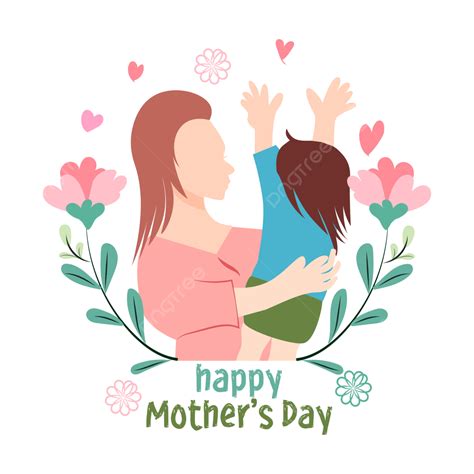 Happy Mother S Day Cartoon Design Vector Mother S Day Carttoon