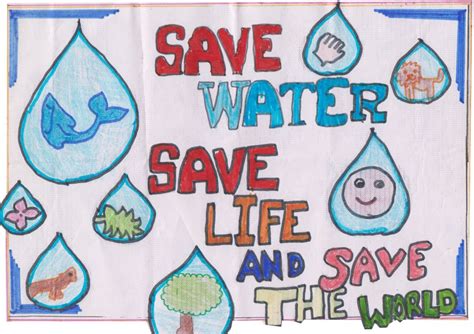 Posters Made By Students On Save Water Science Club Kv Keltron