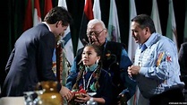 Teen activist Autumn Peltier who scolded Trudeau to address UN - BBC News