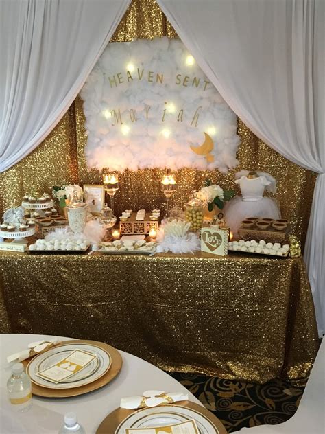 Heaven Sent Baby Shower Party Ideas Photo 23 Of 43 Catch My Party