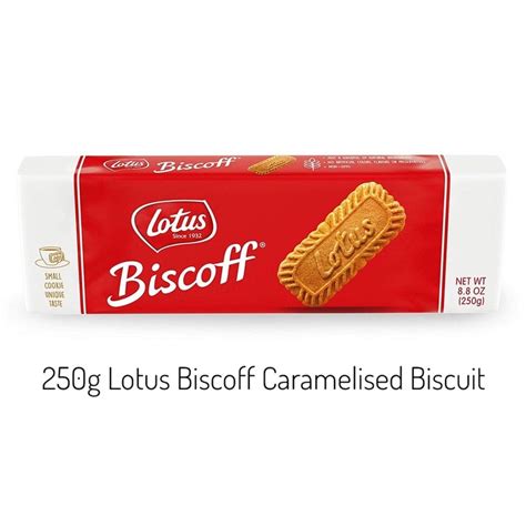 Lotus Biscoff Caramelised Biscuit 250g Shopee Malaysia