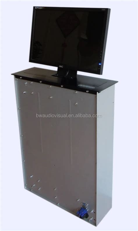 Conference Table Hidden Monitor Lift In Conference System From