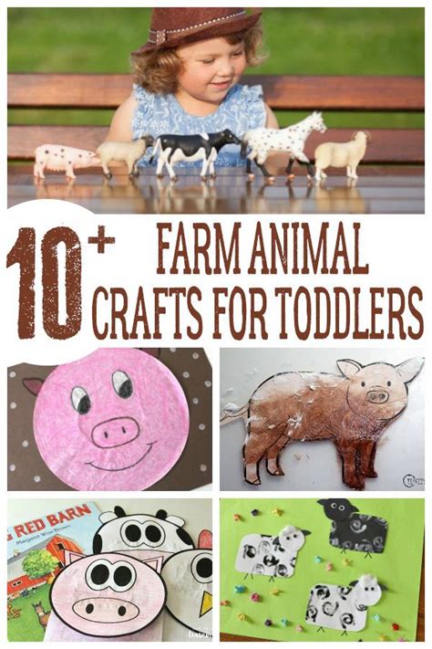 10 Fun And Easy Farm Animal Crafts For Toddlers Farm Animal Crafts