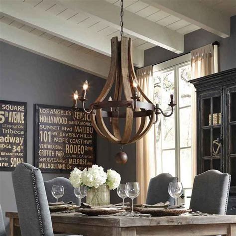 Installing a chandelier in your home is an easy, inexpensive way to bring a feeling of elegance and sophistication into your living area. Rustic Wood and Iron Chandelier | Dining room chandelier ...