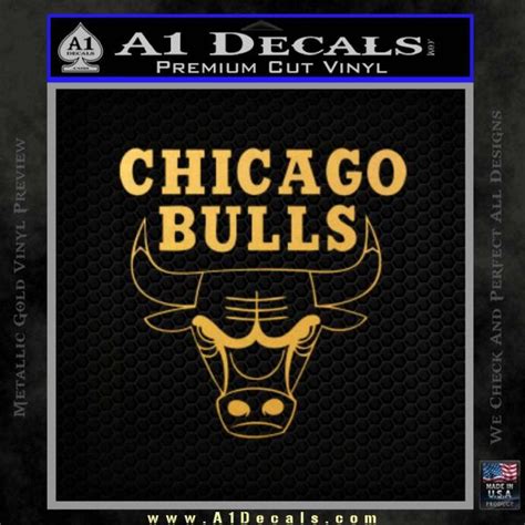 Chicago Bulls Stacked Decal Sticker A1 Decals