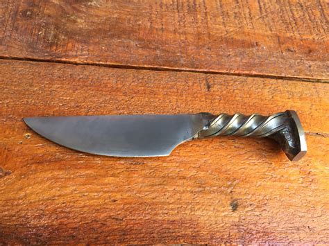 Railroad Spike Knife Iron Anniversary T For Him 6 Year Etsy