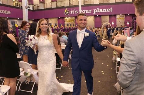 Couple Gets Married At Planet Fitness