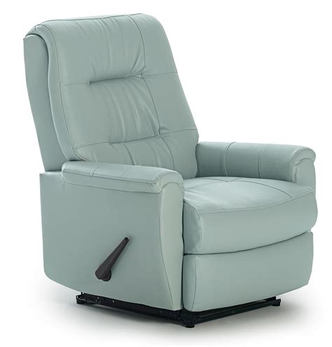 This stylish and compact chair is compatible with many house. Felicia Swivel Rocker Recliner with Button-Tufted Back by ...